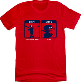 Atlanta Home Run Celebration red T-shirt In The Clutch